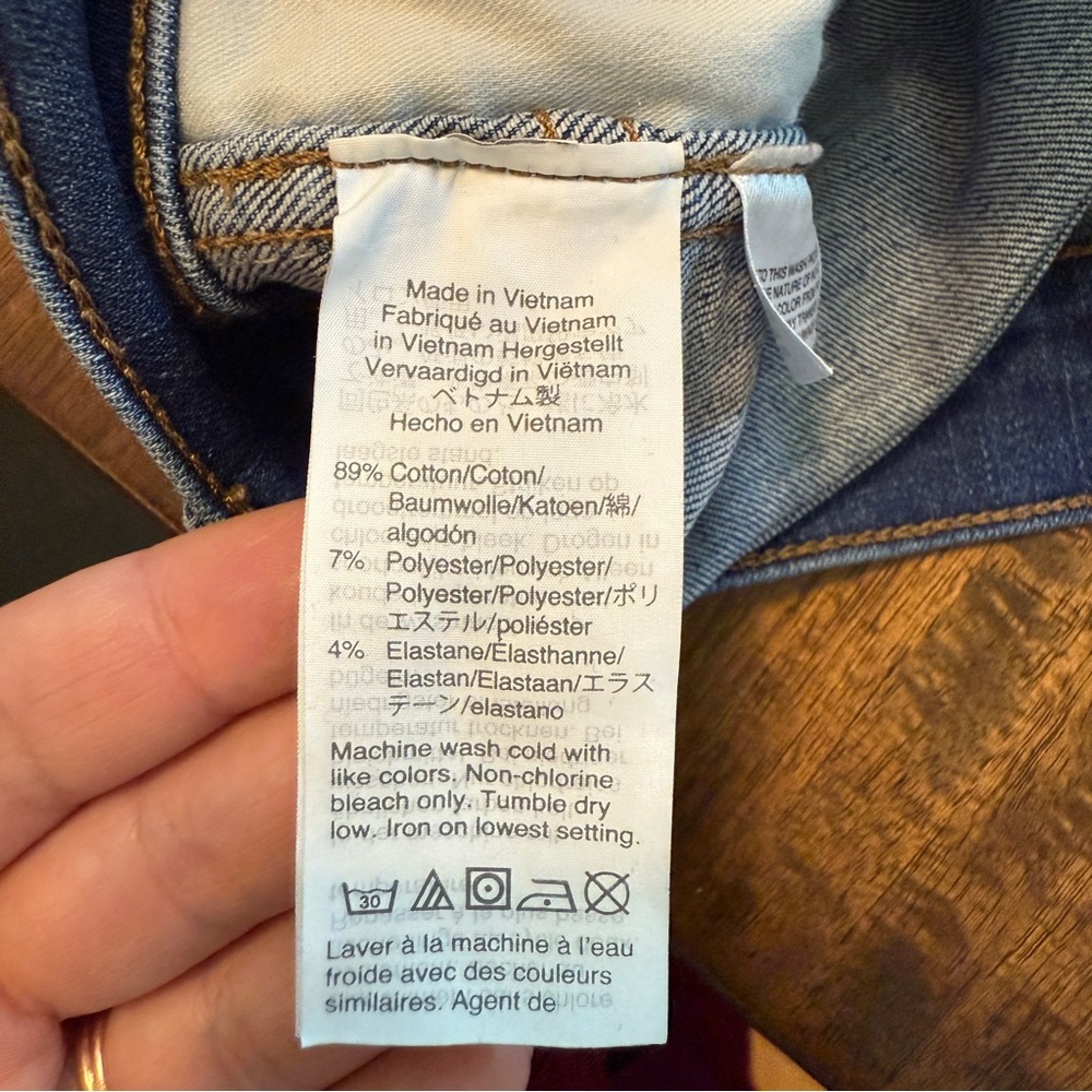 MADEWELL 10" High Rise Skinny Jeans Indigo Wash Size 31 - Picture 8 of 9